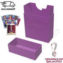 Box Case Porta Cartas Figurinhas Da Copa Do Mundo Qatar 2022