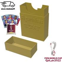 Box Case Porta Cartas Figurinhas Da Copa Do Mundo Qatar 2022