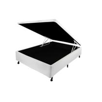 Box Castor Baú Universal Casal Branco New 138x188x41cm Box Castor Baú Universal Casal Branco New 138x188x41cm