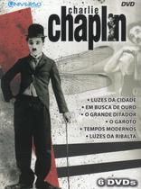 Box Charlie Chaplin 6 DVDs 6 Filmes Original