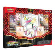 Box Coleção Cartas Pokémon Destinos de Paldea Skeledirge ex