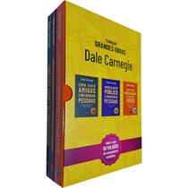 Box Coleção Grandes Obras 3 Livros Dale Carnegie Como Fazer Amigos e Influenciar Pessoas + 2