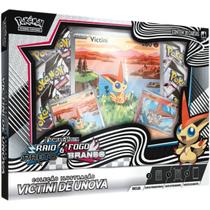 Box Coleção Victini De Unova Fogo Branco Raio Preto Pokemon TCG