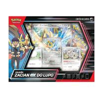 Box Coleção Zacian ex do Lupo - Pokémon TCG - Copag Box Coleção Zacian ex do Lupo - Pokémon TCG - Copag