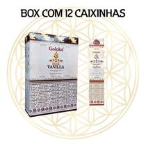 BOX Com 12 Cxs Incenso Goloka Indiano Vareta Linha AYURVEDIC BOX Com 12 Cxs Incenso Goloka Indiano Vareta Linha AYURVEDIC