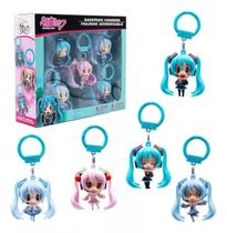 Box Com 5 Chaveiros Bonecas Hatsune Miku Backpack Hangers