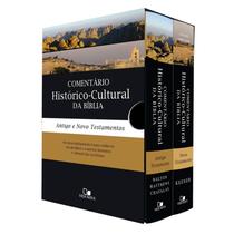 Box Comentário histórico-cultural da Bíblia (AT e NT)