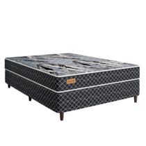 Box Conjugado Espuma Casal Arte Cubica Infinity 138x188x41cm