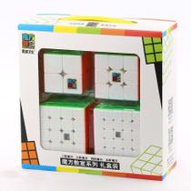 Box Cubo Mágico Moyu 2x2x2 + 3x3x3 + 4x4x4 + 5x5x5 - YJ/Moyu