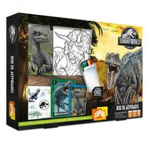 Box De Atividades Jurassic World Para Brincar E Colorir