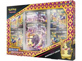 Box de Cartas Pokémon Espada e Escudo - Marine e Morpeko V-UNIÃO Copag 53 Cartas