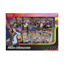 Box de Cartas - Pokémon - Mega Charizard X Ex - Copag
