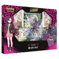 Box de Cartas Pokémon Trading Card Game TCG Caminho do Campeão Coleção Marine Copag