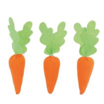 Box de Cenourinhas Decorativas 1Un Cores Laranja 18x4 cm cada Lembrancinha