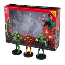 Box de Luxo - Miniaturas Dc Masterpiece - Liga da Justiça - Action Figure - Flash - Lanterna Verde - Eaglemoss