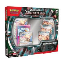 Box Deck Baralho Batalha De Liga Charizard Ex Pokemon Copag TCG Original Coleção Cards Cartas