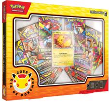Box Dia de Pokémon 2026 Pikachu 30 anos Copag Cards Cartas Boosters