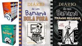 Box Diário De Um Banana 1 A 15 Capa Brochura + 16 e 17 - Capa Dura