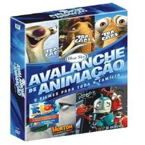 Box Dvd Avalanche De Animação - 5 Filmes Para Toda A Família