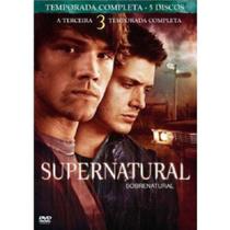 Box Dvd Coleção Supernatural: 3ª Temporada (5 Dvds)