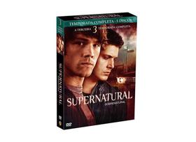 Box Dvd Coleção Supernatural: 3ª Temporada (5 Dvds)