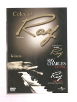 Box dvd com 4 discos coleção ray charles