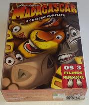Box Dvd Madagascar - A Coleção Completa (lacrado)