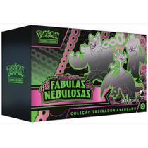 Box Elite Pokémon Escarlate e Violeta Fábulas Nebulosas Pecharunt Coleção Treinador Avançado Copag