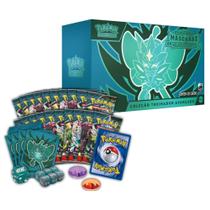 Box Elite Pokémon Escarlate e Violeta Máscaras do Crepúsculo Coleção or Avaçado Cards Cartas - copag