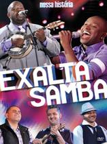 Box Exaltasamba Nossa História 3 CDs + DVD Original