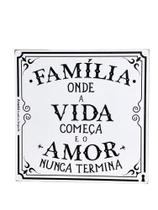 Box Familia onde a vida comeca 25x25