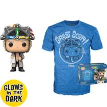 Box funko pop back to the future doc with helmet + camiseta