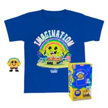 Box funko pop pocket bob esponja calça quadrada com camiseta