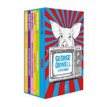 Box George Orwell com 6 livros, pôster e marcador de página - Principis