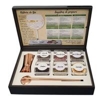 Box Gin 6 Especiarias Dosador Colher Rosê Santa Terezinha