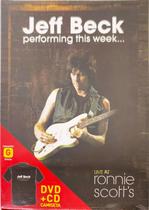 BOX Jeff Beck Live At Ronnie Scott's DVD/CD/CAMISETA TAM G BOX Jeff Beck Live At Ronnie Scott's DVD/CD/CAMISETA TAM G