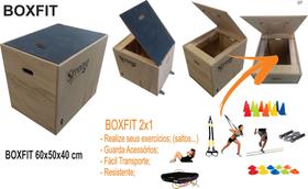Box Jump Baú 60x50x40 - Box Fit - Strongfit