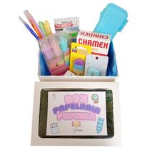 Box Kit Papelaria Fofa 13 Itens Fofurice Escolar