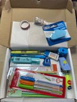 Box Kit Papelaria Fofa Presente Material Escolar