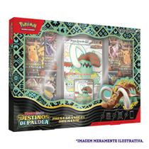 Box Kit Pokémon Destinos Paldea Presa Grande Ex Card
