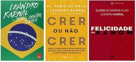 Box Leandro Karnal 3 Livros Crer Ou Não Crer Felicidade Todo