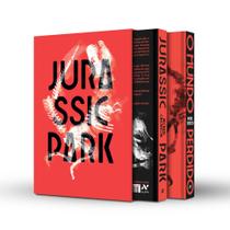 Box Livros Jurassic Park Vol.1 e 2 Michael Crichton