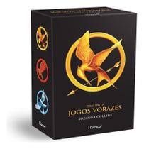 Box Livros Trilogia Jogos Vorazes Suzanne Collins Com Pôster Box Livros Trilogia Jogos Vorazes Suzanne Collins Com Pôster