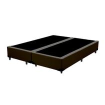 Box Marrom de Cama King Resistente Madeira Box Marrom de Cama King Resistente Madeira