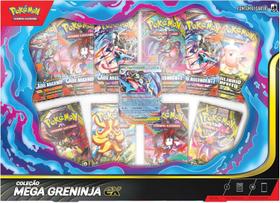 Box Mega Greninja Ex Pokémon TCG 61 Cartas Copag Box Mega Greninja Ex Pokémon TCG 61 Cartas Copag