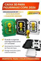 Box Organizador Chaveiro Taça Caixa Porta Figurinhas Copa 2026 3D Box Organizador Chaveiro Taça Caixa Porta Figurinhas Copa 2026 3D