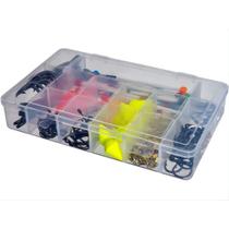 Box Organizador m em Plástico Leve e Resistente Transparente Usual Plastic Utilidades Box Organizador m em Plástico Leve e Resistente Transparente Usual Plastic Utilidades