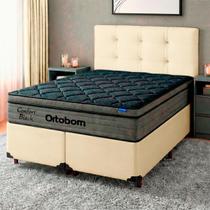 Box Perola Com Cabeceira Com Colchão Casal Confort Black Ortobom Box Perola Com Cabeceira Com Colchão Casal Confort Black Ortobom