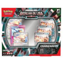Box Pokémon Baralho Batalha de Liga Charizard EX Copag Cards Cartas Oficial Original Português