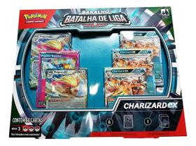 Box Pokémon Baralho Batalha De Liga Charizard Ex Copag Carta